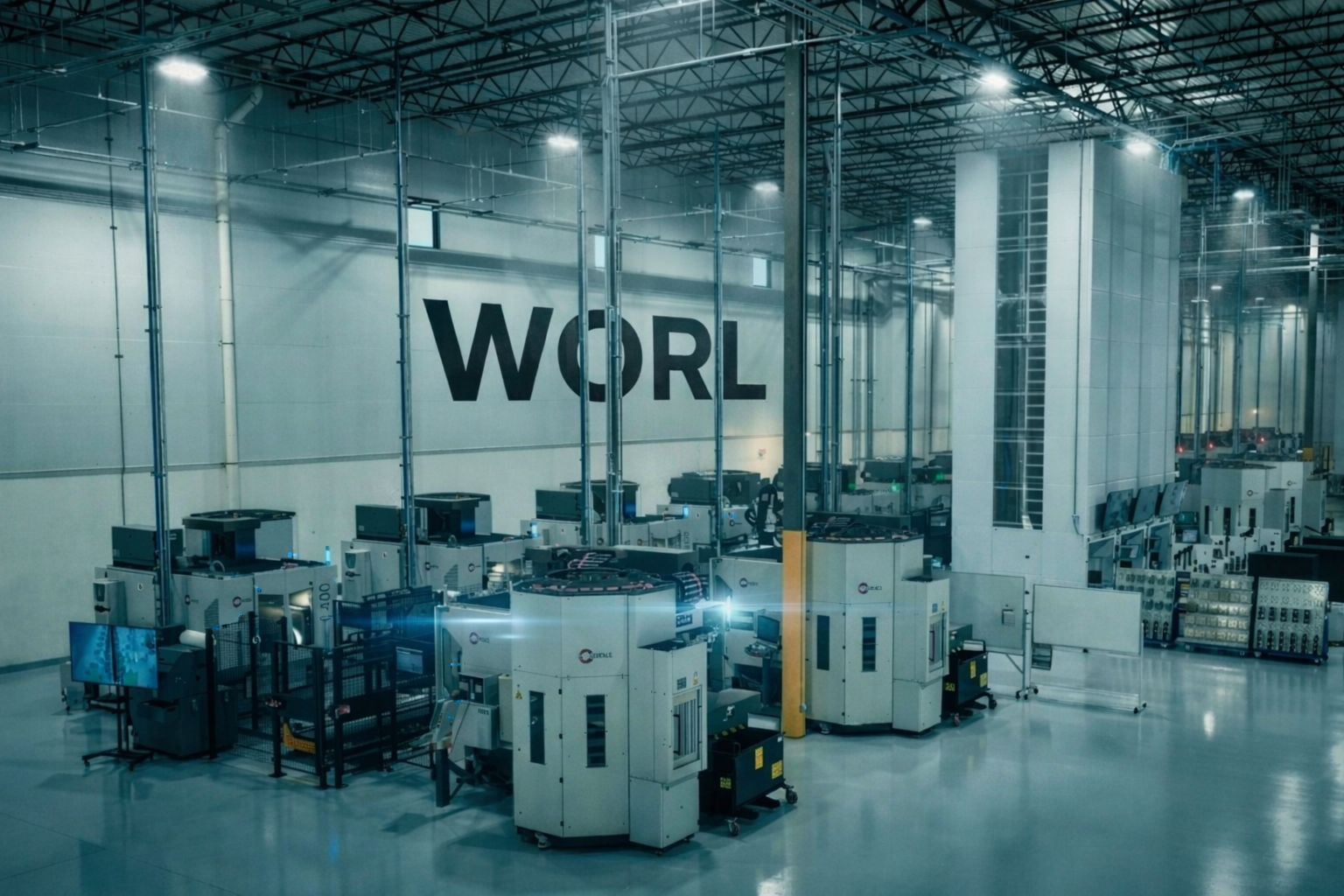 WORL CAPITAL Modern industrial facility with CNC machines